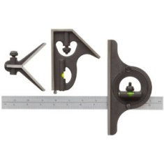 Brown & Sharpe Chrome Combination Square Set 12�