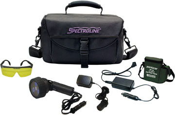Spectronics TRITAN� 450 Blue Light LED Portable Battery Operated AC/DC Lamp Kit