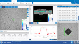 Diamet Software Being Used on a Weld Test Inspection