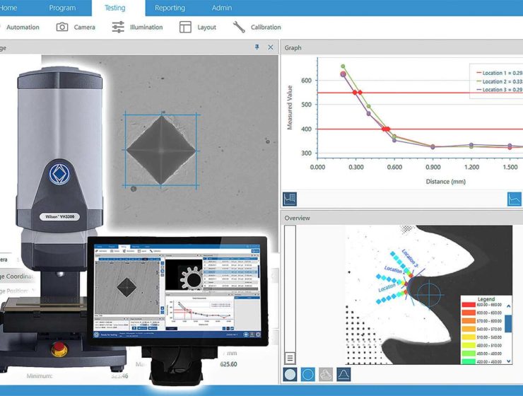 Buehler's Micro Hardness Tester the Wilson VH3300 Featuring Diamet Software