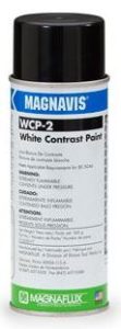 Contrast Paint provides a white background that enhances magnetic particle indications.