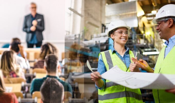 Transitioning from education to industry.