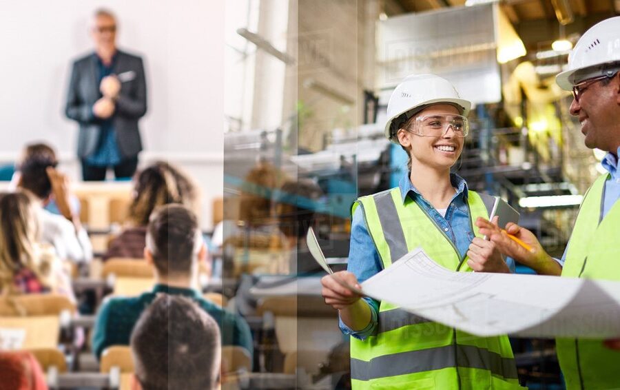 Transitioning from education to industry.