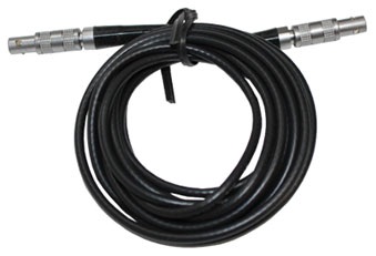 Waygate Krautkramer MPKLL 2 Ultrasonic Flaw Probe Cable, Lemo-00, 6.5 ft