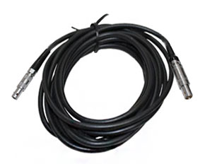 Waygate Krautkramer MPKL2 W Ultrasonic Flaw Probe Cable, Lemo-00 to Lemo-1, 6.5 ft