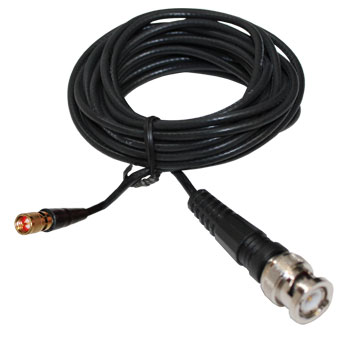 Waygate Krautkramer C-011 Ultrasonic Flaw Probe Cable, Microdot to BNC, 12 ft
