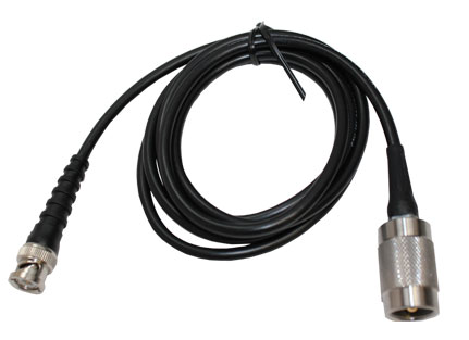 Waygate Krautkramer C-027 Ultrasonic Flaw Probe Cable, UHF (non-waterproof) to BNC, 6 ft