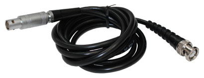 Waygate Krautkramer C-018 Ultrasonic Flaw Probe Cable, Lemo-1 to BNC, 6 ft