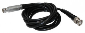 Waygate Krautkramer C-018 Ultrasonic Flaw Probe Cable, Lemo-1 to BNC, 6 ft