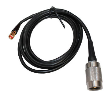 Waygate Krautkramer C-030 RG174 Ultrasonic Flaw Probe Cable, Microdot to UHF, 6 ft