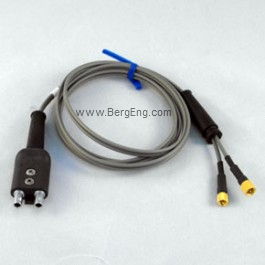 Waygate Krautkramer KBA531 Ultrasonic Probe Cable Straight Inst. End Connector, 4