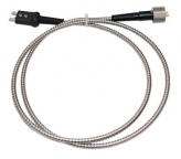 Waygate Krautkramer KBA535 Ultrasonic Thickness Cable, Dual Mini-Lemo to Lemo-00 Double Plug, 4.9 ft