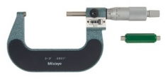 Mitutoyo Digital Outside Micrometer w/Ratchet Stop w/Std. 3-4"