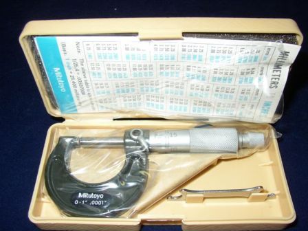 Mitutoyo Micrometer 0-1"