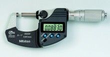 Mitutoyo 0-1" Coolant Proof Micrometer w/o SPC Data Output Ratchet Friction Thimble