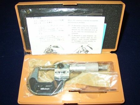Mitutoyo Micrometer 0-1"