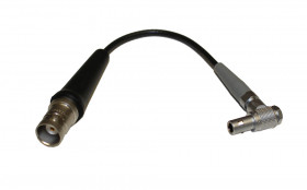 Waygate Krautkramer Lemo 00 Right Angle to BNC Male Adapter, 6" inches