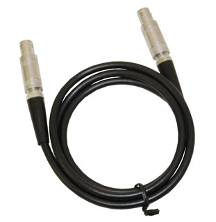 Waygate Krautkramer PKLL2 Ultrasonic Flaw Probe Cable, Lemo 01 Straight, 3 ft