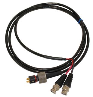Waygate Krautkramer HT4 Ultrasonic Probe Cable, BNC Dual to HT400 Contr, 6 ft