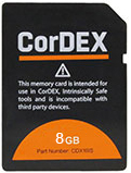 CorDEX TOUGHPIX DIGITHERM 8GB Memory Card