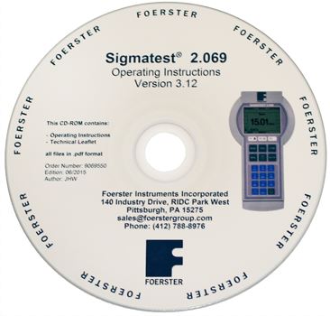 Foerster SIGMATEST 2.069 Operating Instructions CD