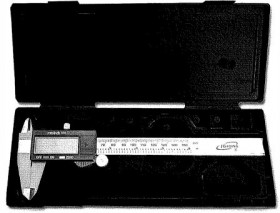 I-Gauging Economical Stainless Steel Digital Caliper, 6 Inch, Extra-Large LCD Display