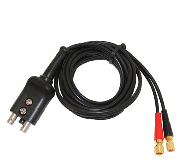 Waygate Krautkramer KBA532 Ultrasonic Thickness Cable, Lemo 00 Double Plug to Dual Microdot, 6 ft