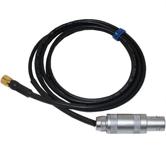 Waygate Krautkramer RG174 Ultrasonic Probe Cable, Lemo 01 to Microdot, 4 ft