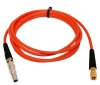 Berg Orange Quality RG174 Ultrasonic Flaw Cable, Lemo 00 Straight to Microdot, 4 ft