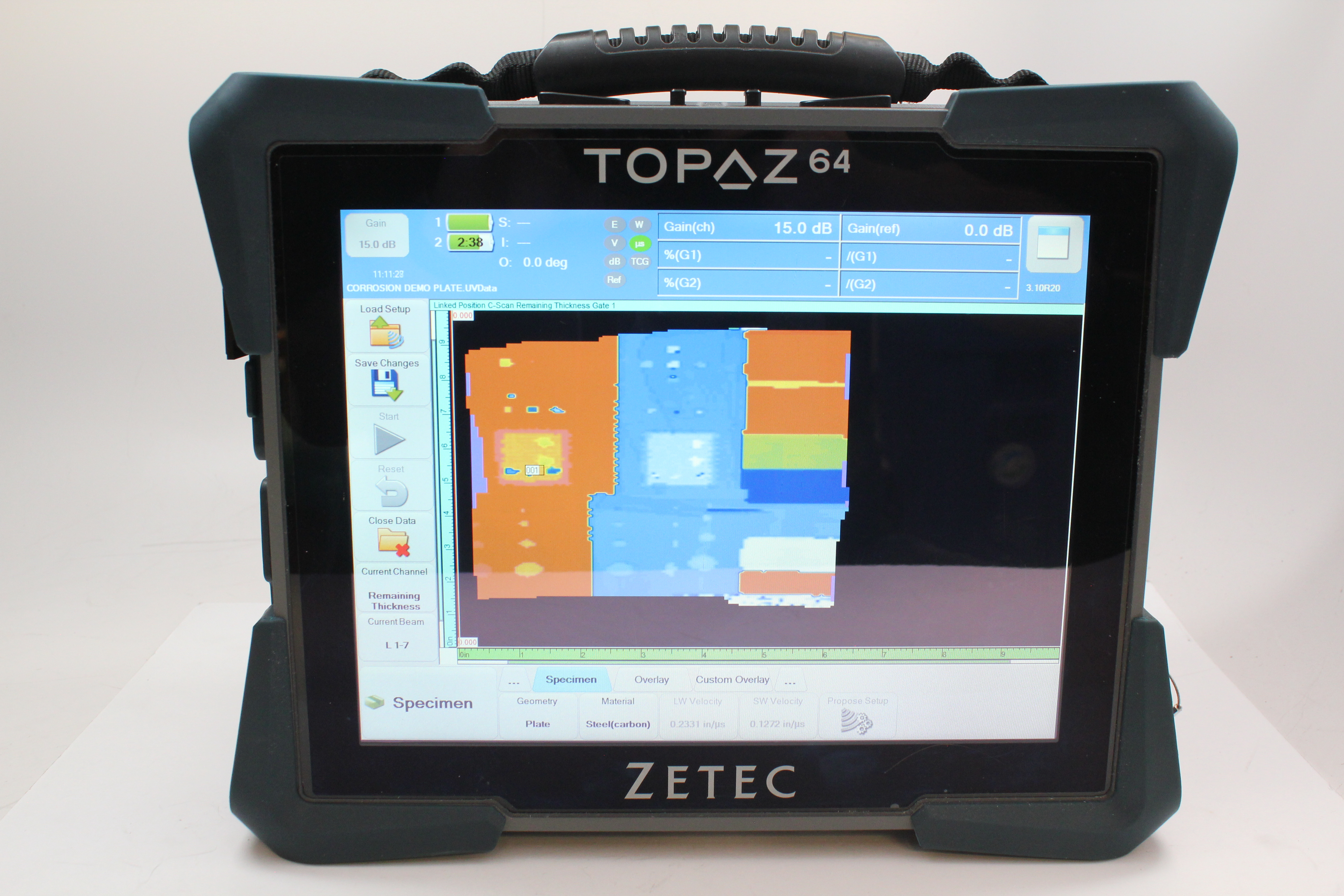 Zetec Topaz 64/128 TFM - Phased Array Ultrasonic Flaw Detector