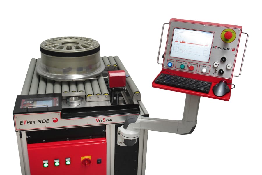 ETher NDE VeeScan Wheel Inspection System