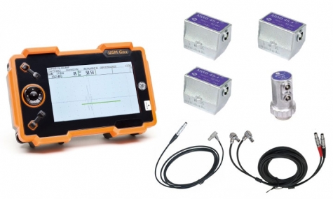 Waygate Krautkramer USM Go+ Ultrasonic Flaw Detector ASME Weld Kit