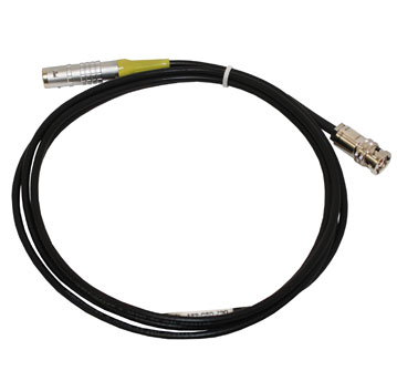 Waygate Krautkramer Waterproof Ultrasonic Probe Cable, Triax-BNC to Tri-Lemo, 7 ft