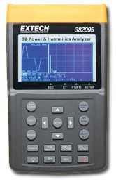 Extech 1000A 3-Phase Power & Harmonics Analyzer