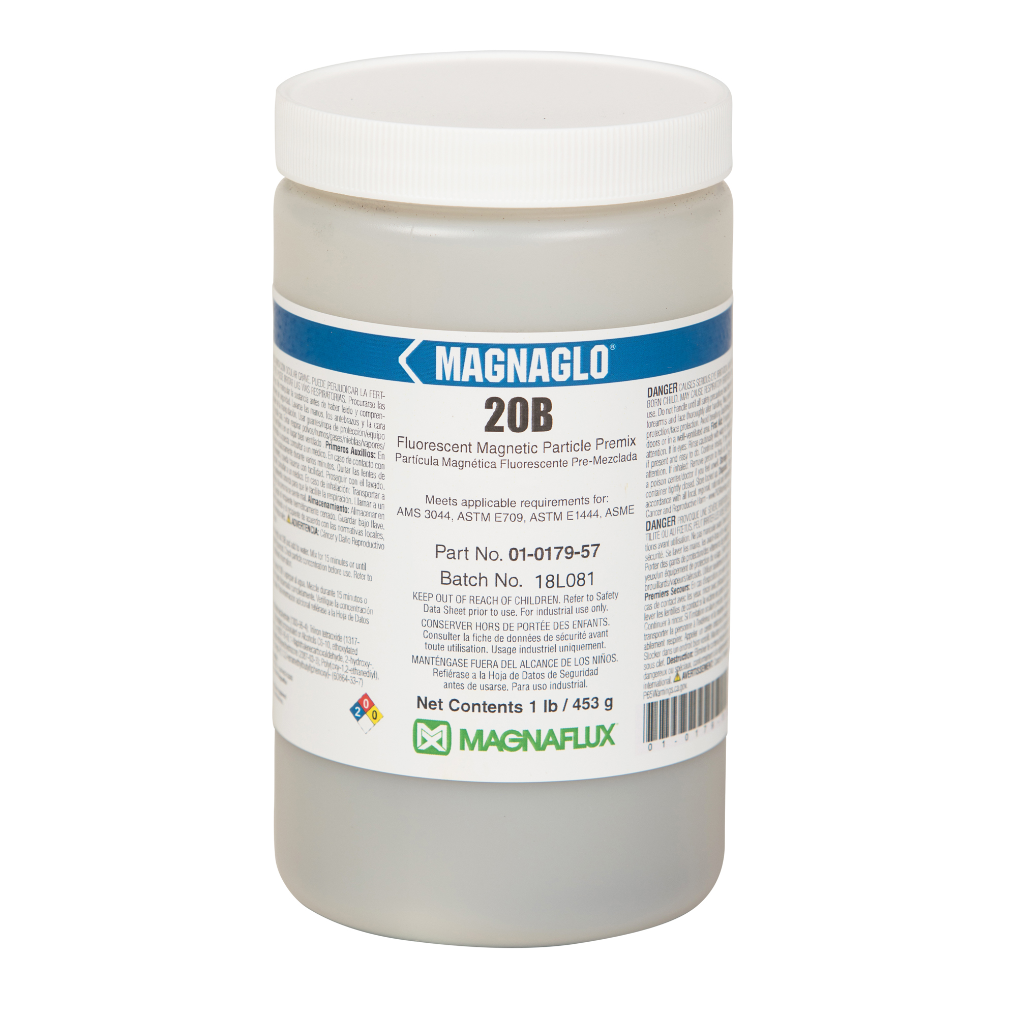 MagnaFlux Magnaglo 20B Fluorescent Magnetic Particle Premix