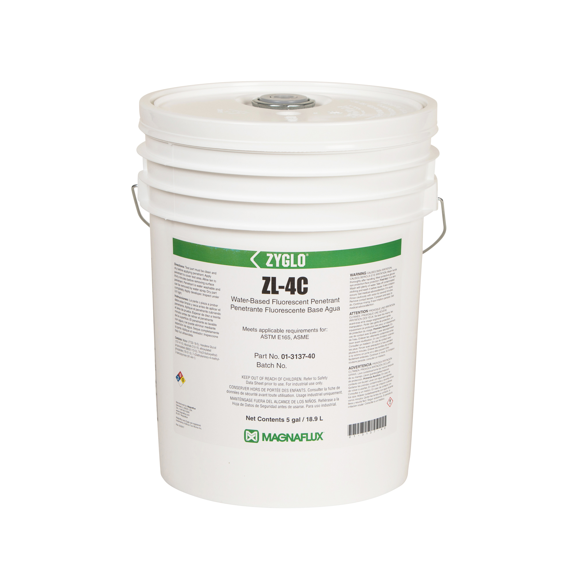 MagnaFlux Zyglo ZL-4C Water-Based Fluorescent Penetrant