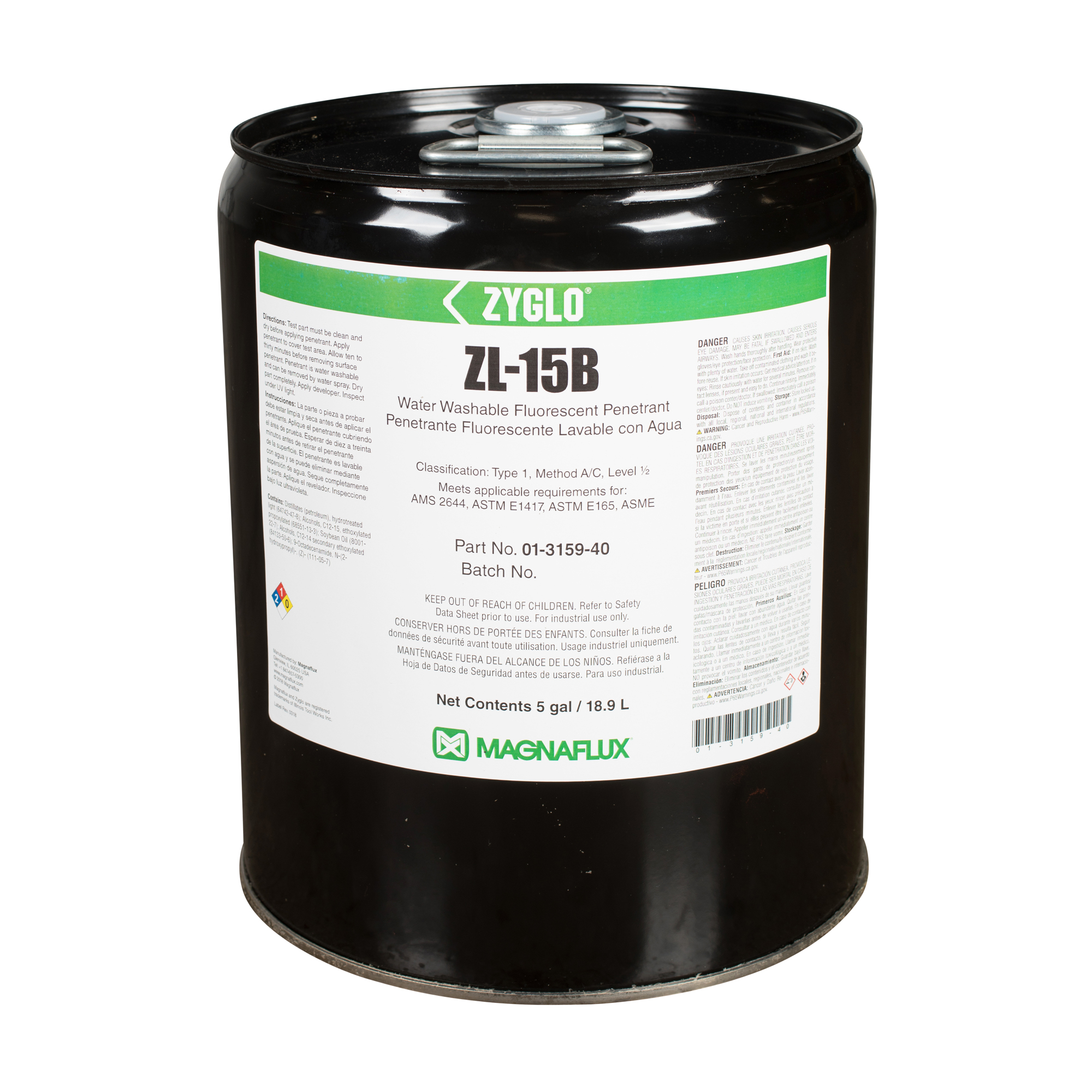 MagnaFlux  Zyglo ZR-10E Hydrophilic Emulsifier