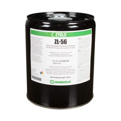 MagnaFlux Zyglo ZL-56 Level 4 Water Washable Fluorescent Penetrant