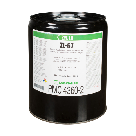 MagnaFlux Zyglo ZL-67 Level 3 Water Washable Fluorescent Penetrant