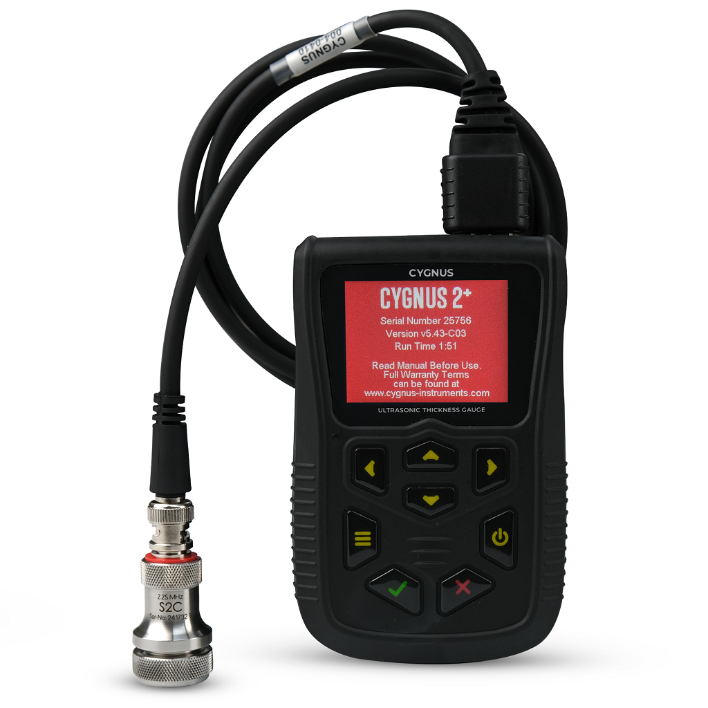 Cygnus 2+ (Hands Free) - Ultrasonic Thickness Gauge