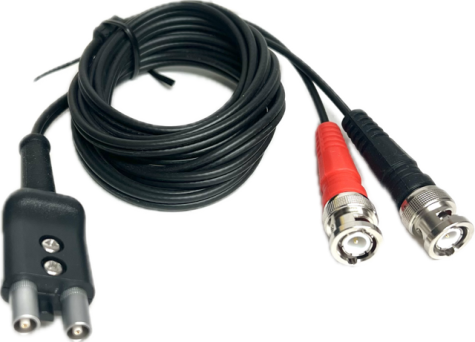 Waygate Technologies DM Plug to BNC Adaptor 6FT Cable