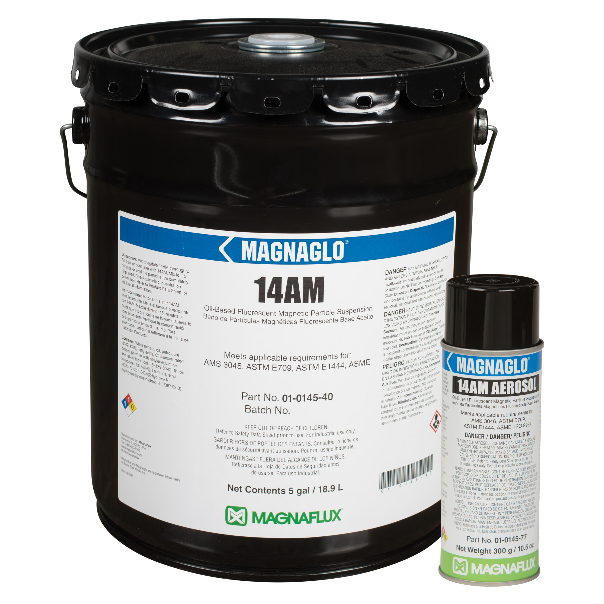 MagnaFlux Magnaglo 14AM Oil-Based Fluorescent Magnetic Particle Suspension