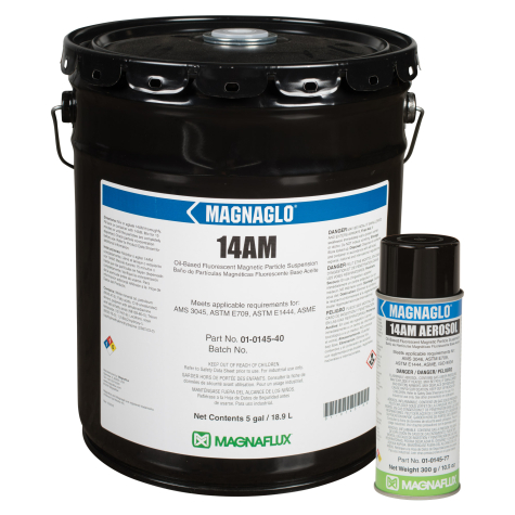 MagnaFlux Magnaglo 14AM Oil-Based Fluorescent Magnetic Particle Suspension