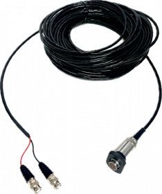 Waygate Krautkramer KBA560 Ultrasonic Probe Cable, Dual BNC, 100 ft