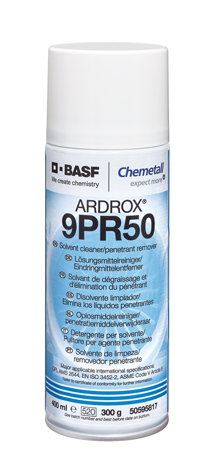 Chemetall Ardrox 9PR50 Solvent-Based Penetrant Remover