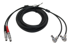 Berg Dual Lemo 00 Straight to Dual Lemo 00 Right Angle RG174 6’ Cable