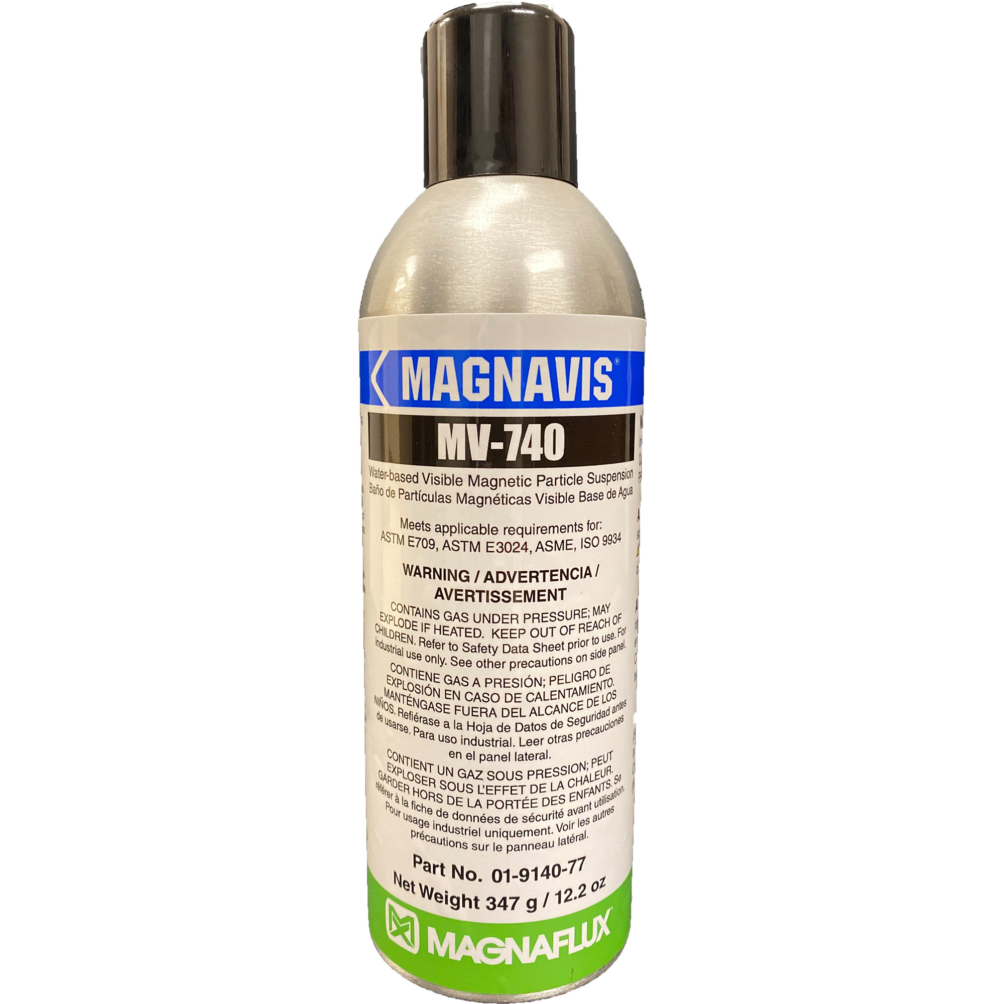 MagnaFlux Magnavis MV-740 Water-Based Visible Magnetic Particle Suspension