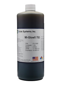 Circle Systems Mi-Glow 783 Fluorescent liquid concentrate, case of 4x1 quart bottles(Borate free)