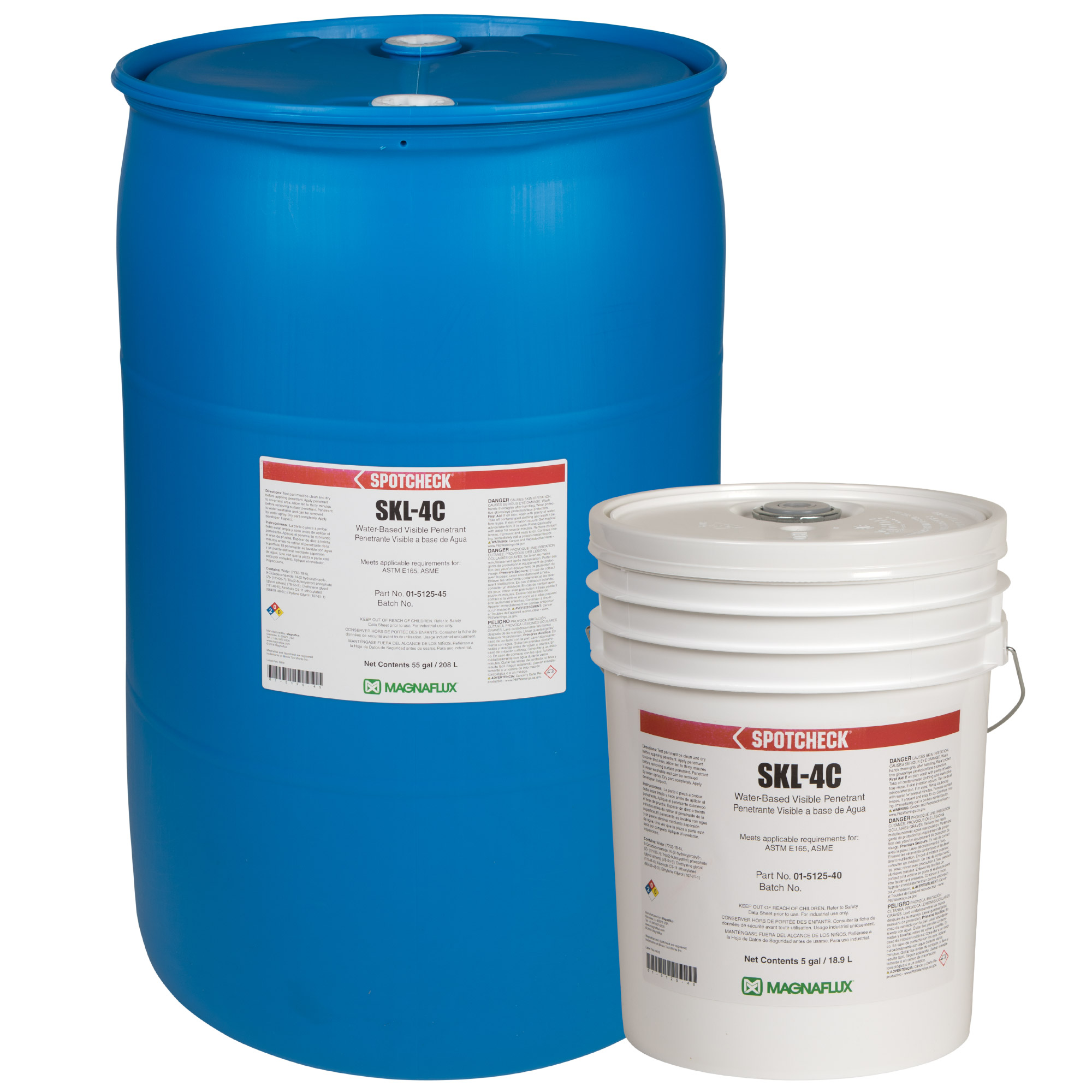 MagnaFlux Spotcheck SKL-4C Water-Based Visible/Fluorescent (Dual-Purpose) Penetrant