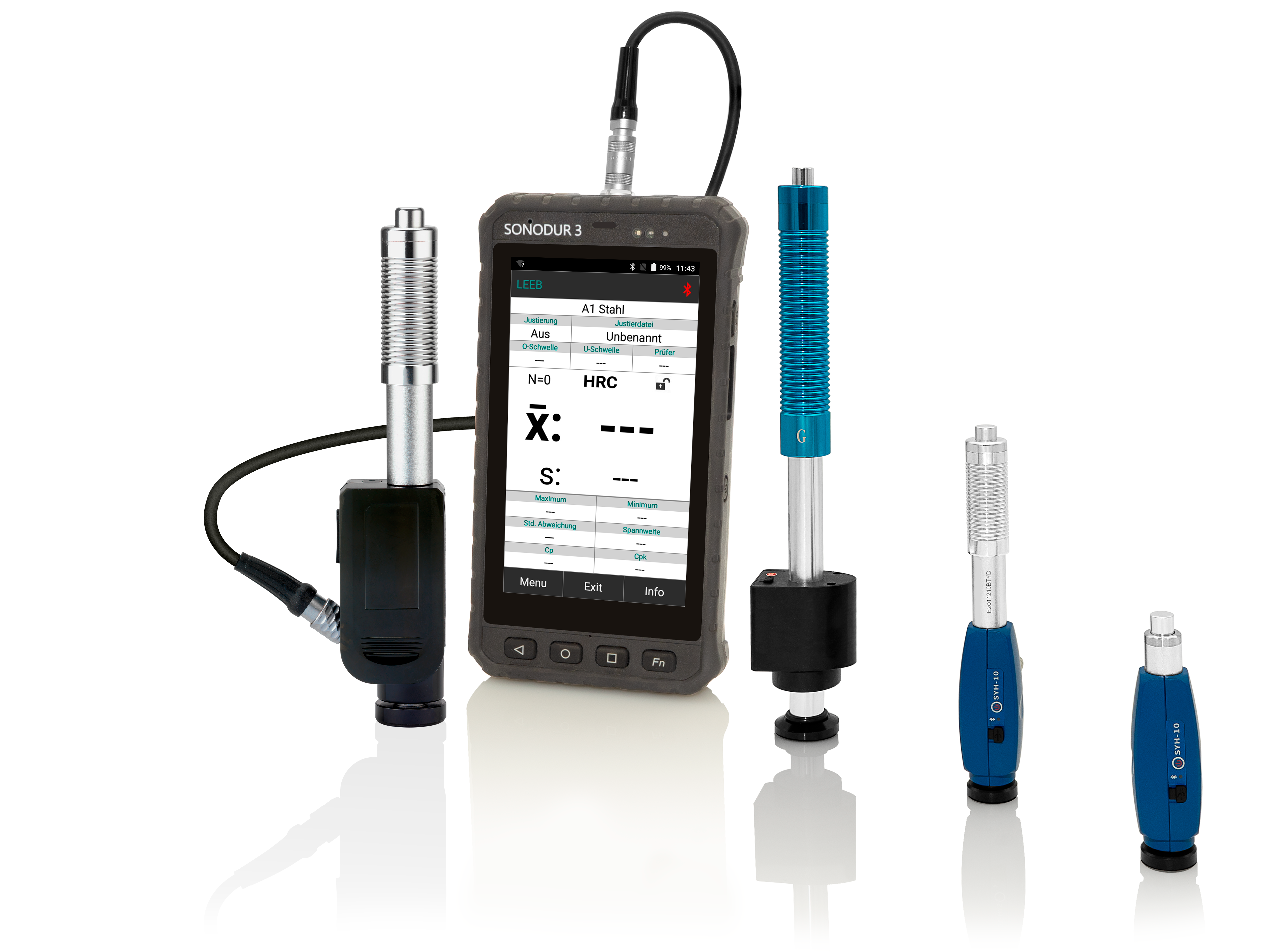 Foerster Newsonic SonoDur 3 LITE LEEB Hardness Tester with Data